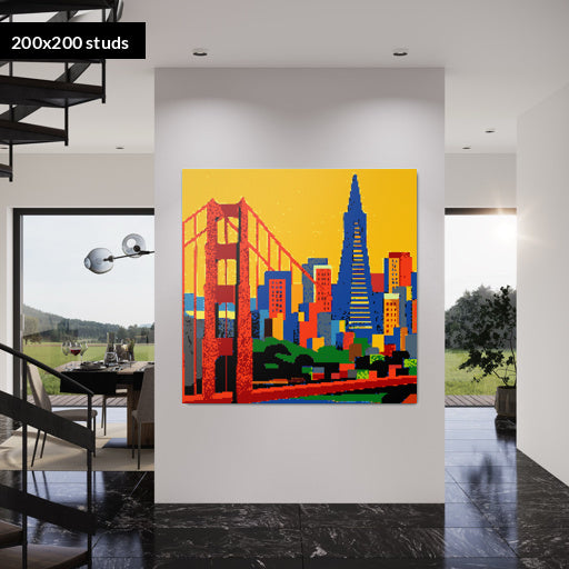 200*200studs, 160*160cm, 63*63inch