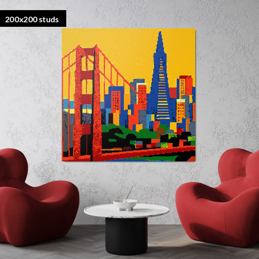 200*200studs, 160*160cm, 63*63inch