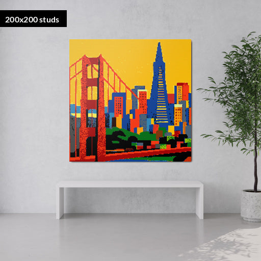 200*200studs, 160*160cm, 63*63inch