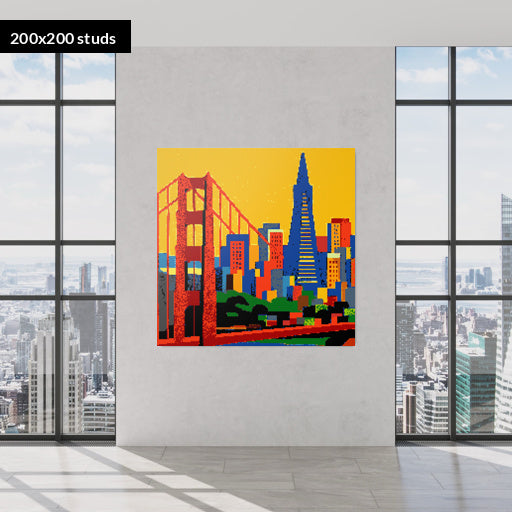 200*200studs, 160*160cm, 63*63inch