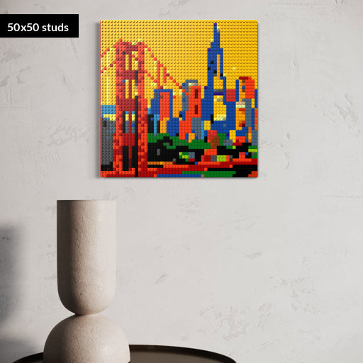 50*50studs, 40*40cm, 15,75*15,75inch