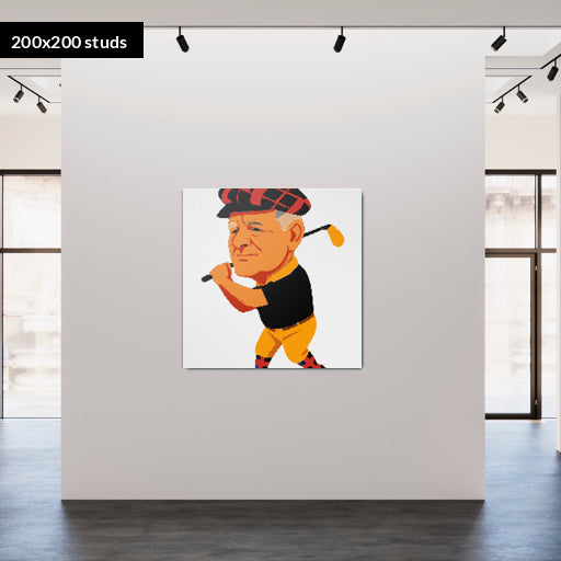 200*200studs, 160*160cm, 63*63inch
