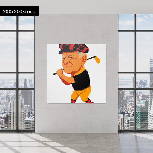 200*200studs, 160*160cm, 63*63inch