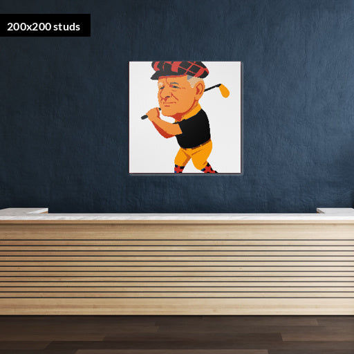 200*200studs, 160*160cm, 63*63inch