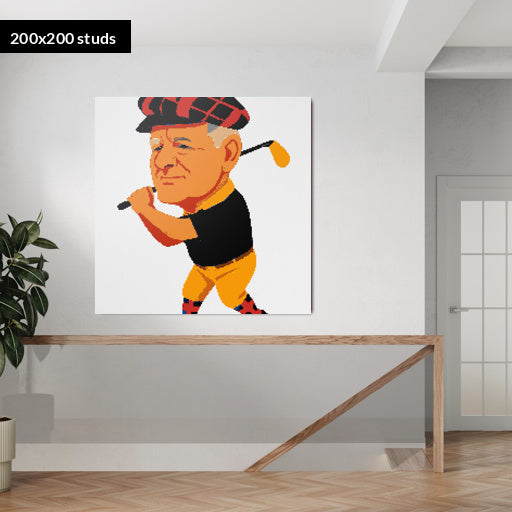 200*200studs, 160*160cm, 63*63inch