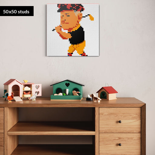 50*50studs, 40*40cm, 15,75*15,75inch