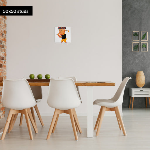50*50studs, 40*40cm, 15,75*15,75inch