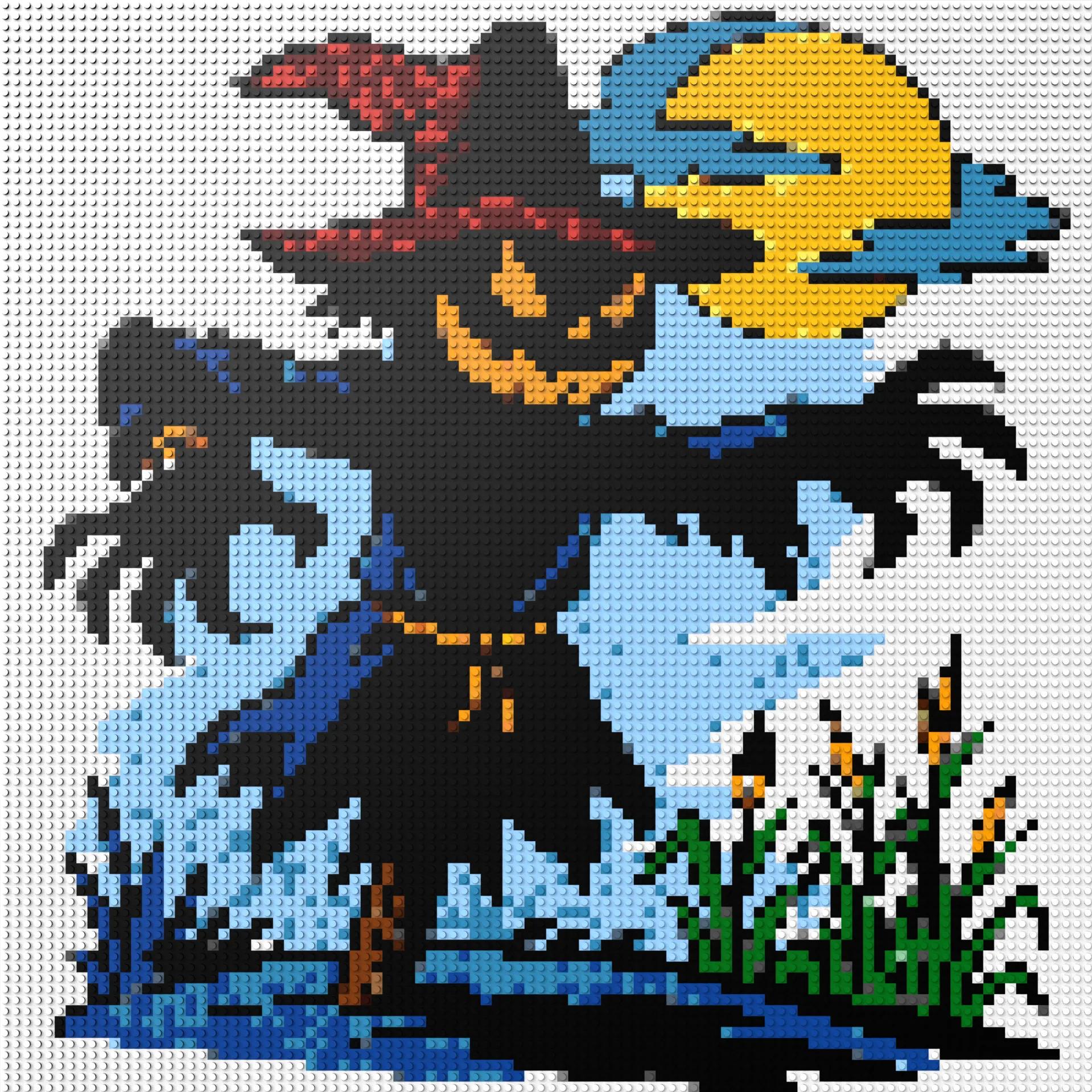 100*100studs, 80*80cm, 31,5*31,5inch