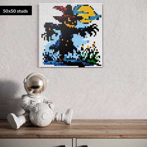 50*50studs, 40*40cm, 15,75*15,75inch