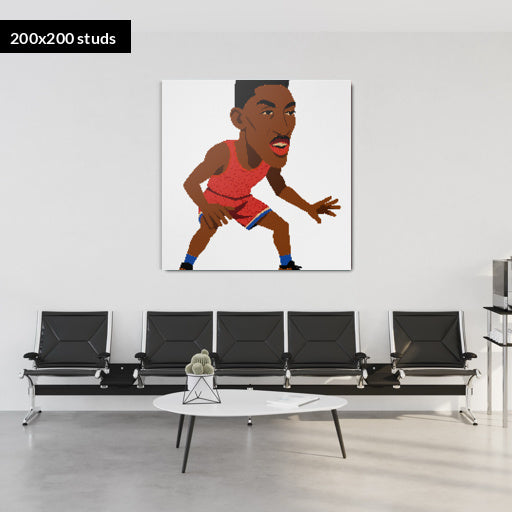 200*200studs, 160*160cm, 63*63inch