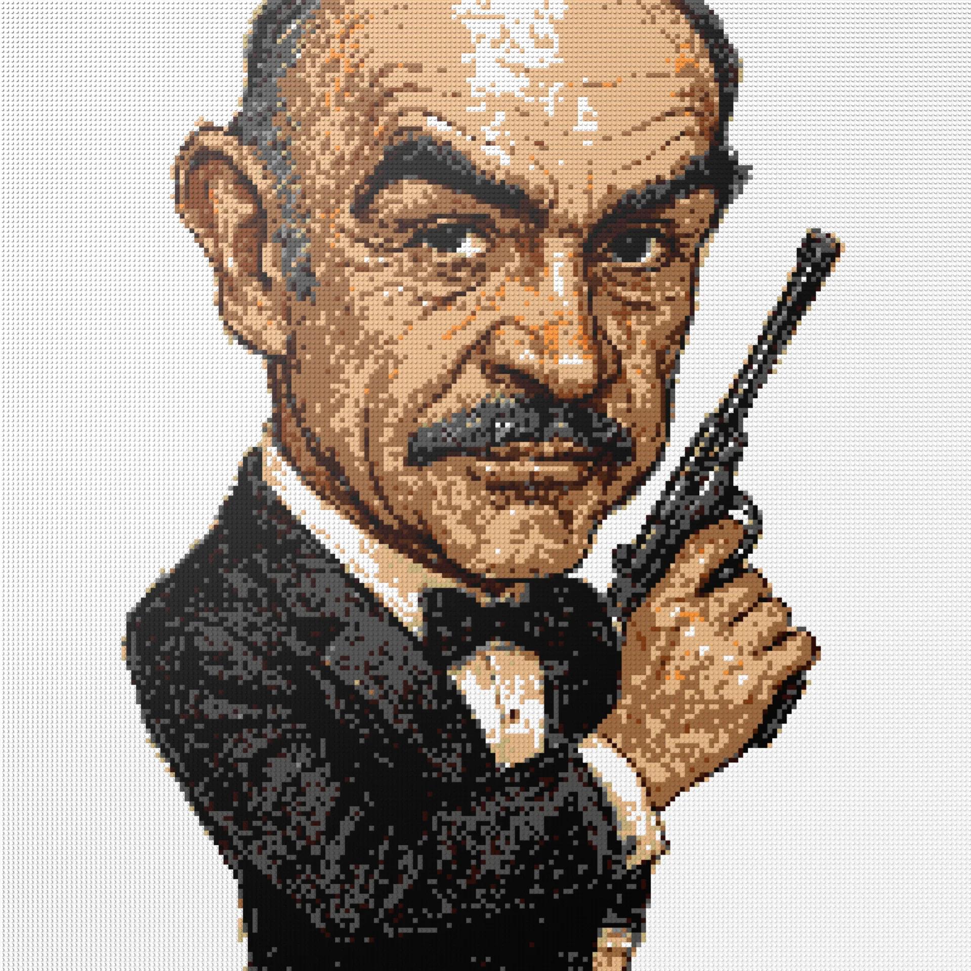 200*200studs, 160*160cm, 63*63inch