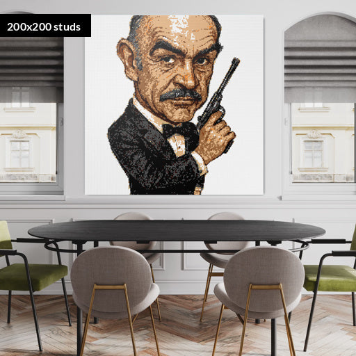 200*200studs, 160*160cm, 63*63inch