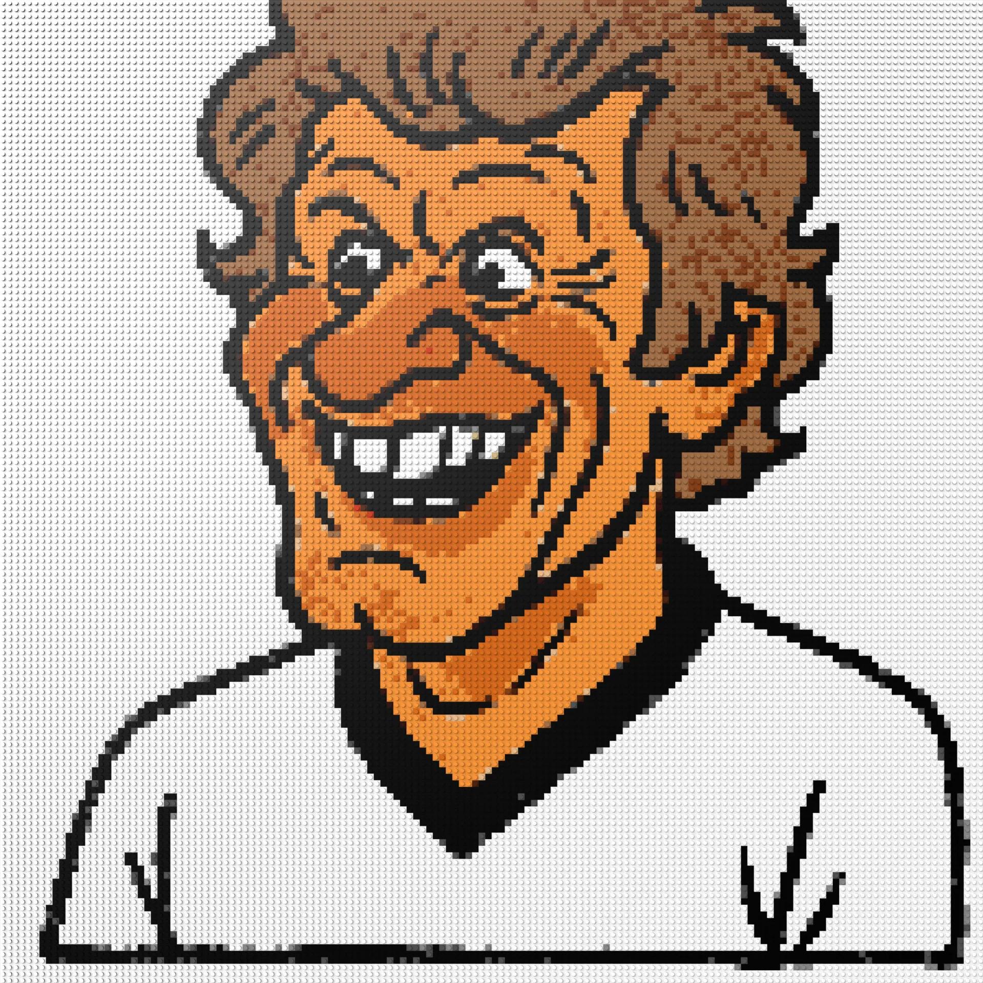 150*150studs, 120*120cm, 47,25*47,25inch