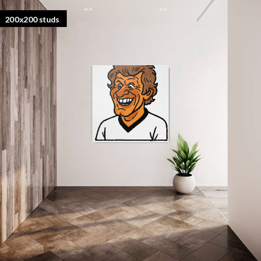 200*200studs, 160*160cm, 63*63inch