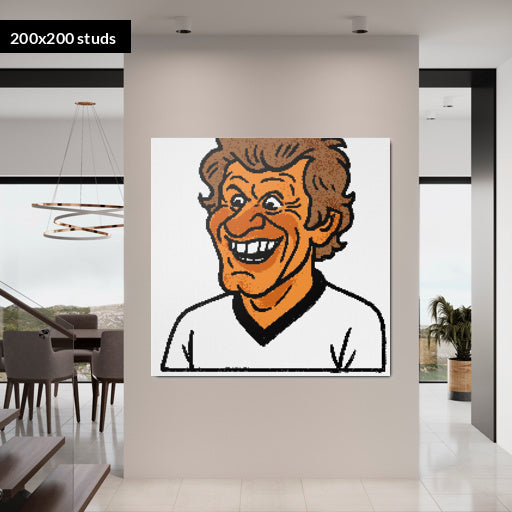 200*200studs, 160*160cm, 63*63inch