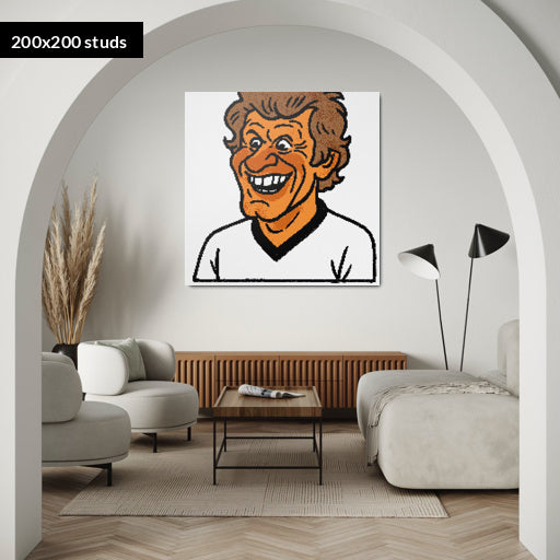 200*200studs, 160*160cm, 63*63inch