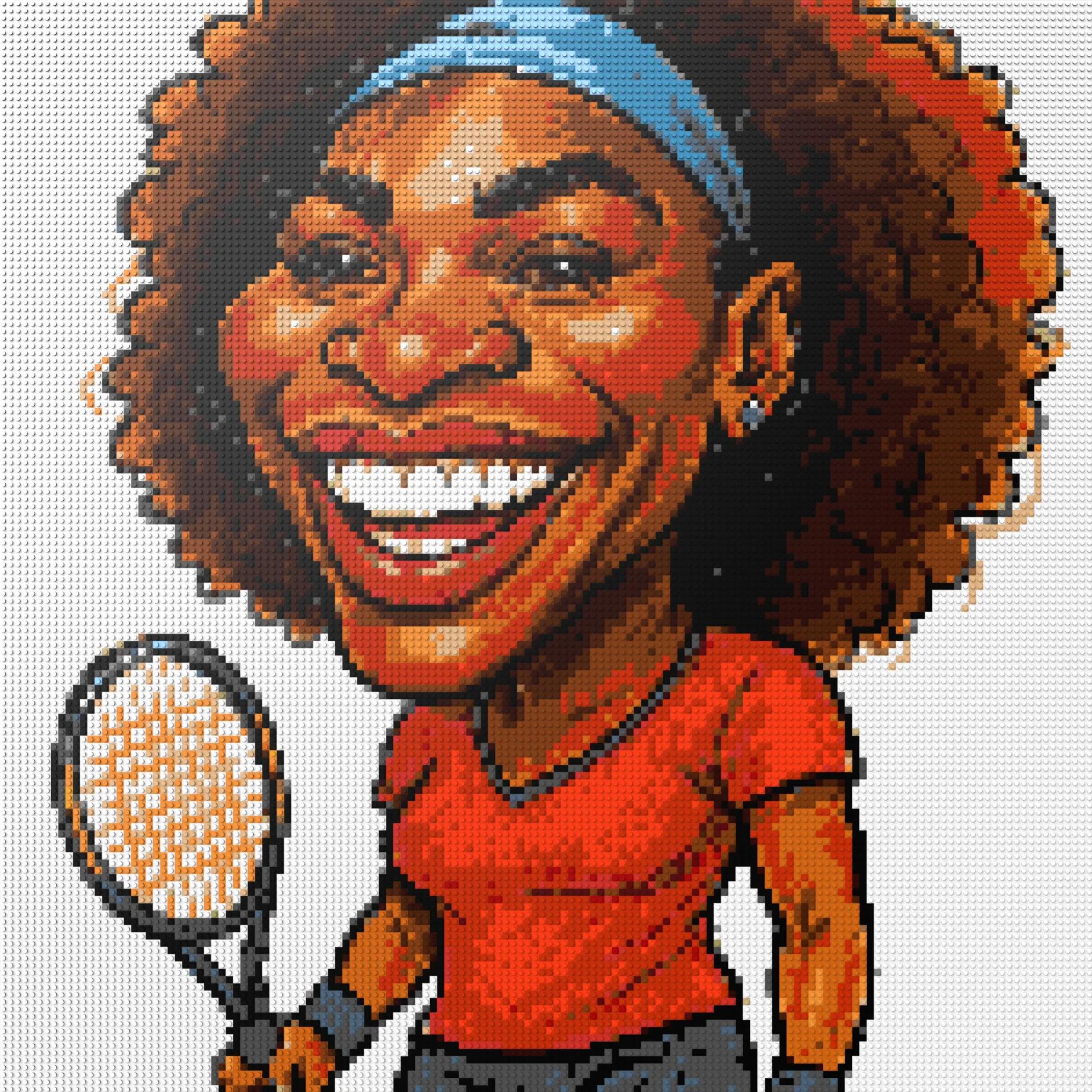 150*150studs, 120*120cm, 47,25*47,25inch