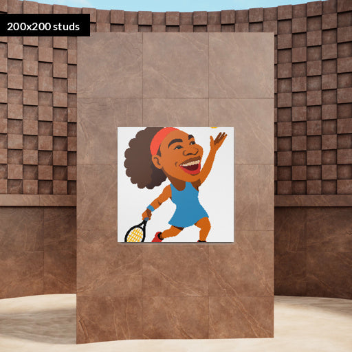 200*200studs, 160*160cm, 63*63inch