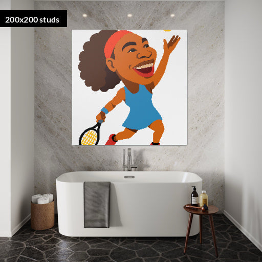 200*200studs, 160*160cm, 63*63inch