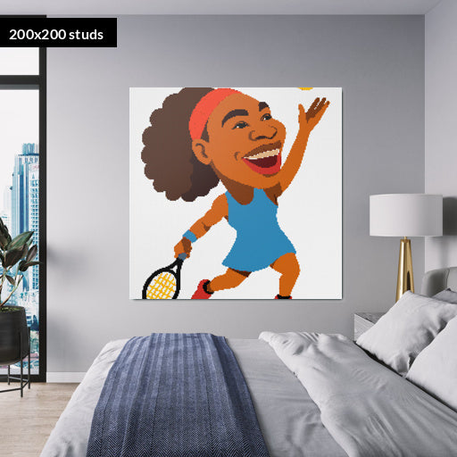 200*200studs, 160*160cm, 63*63inch