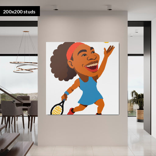 200*200studs, 160*160cm, 63*63inch
