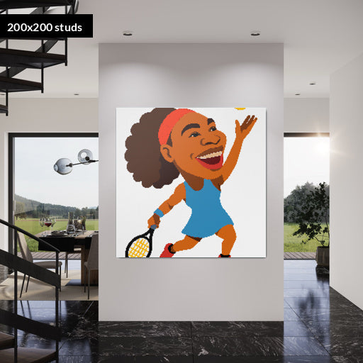 200*200studs, 160*160cm, 63*63inch