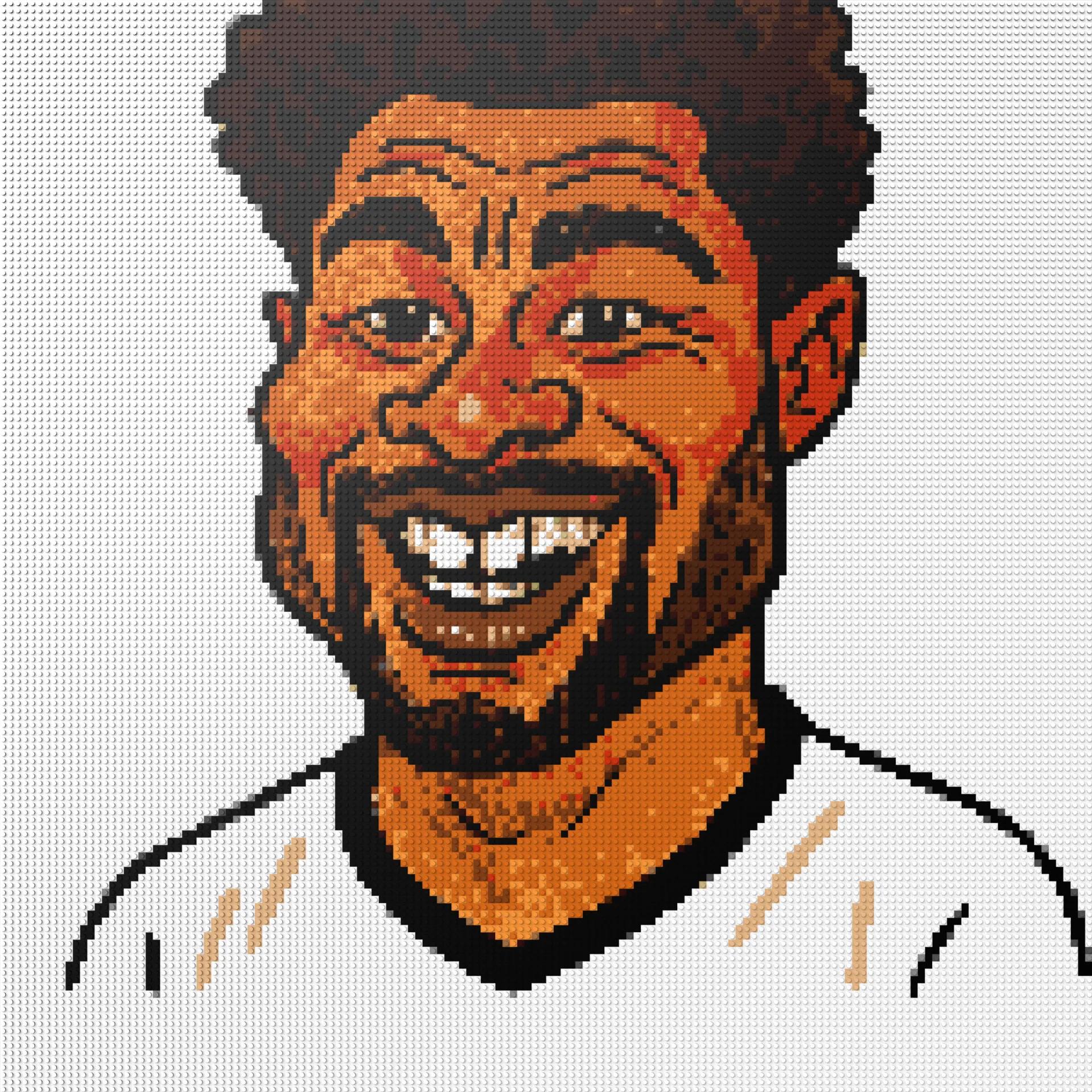 150*150studs, 120*120cm, 47,25*47,25inch