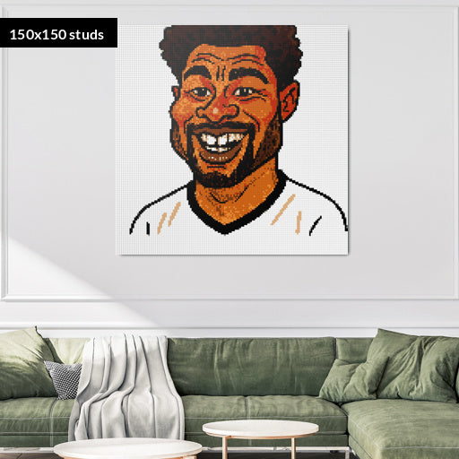 150*150studs, 120*120cm, 47,25*47,25inch