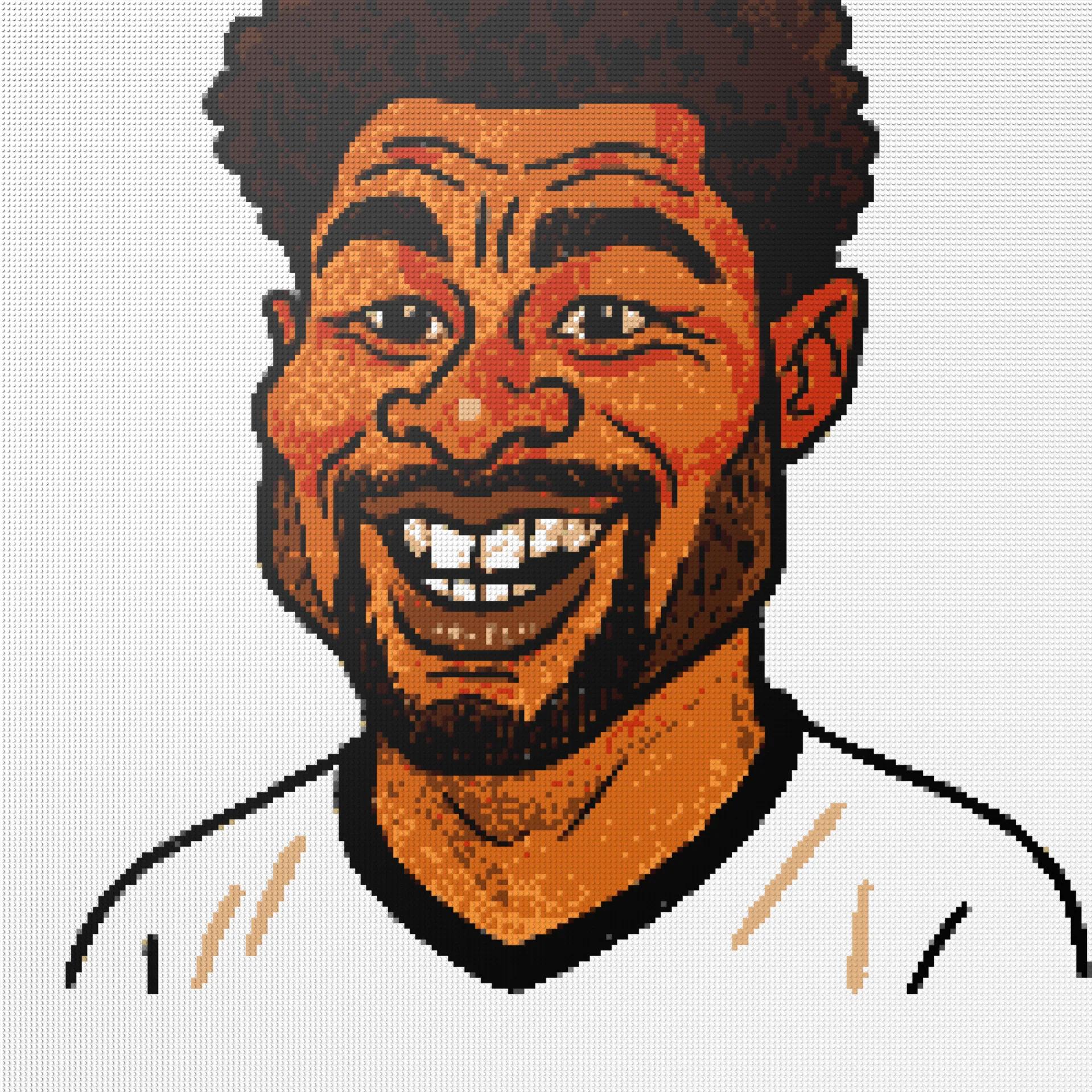 200*200studs, 160*160cm, 63*63inch