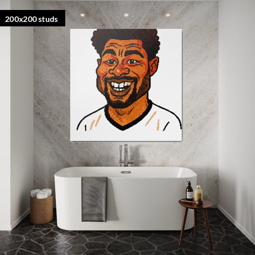 200*200studs, 160*160cm, 63*63inch