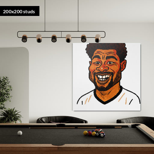 200*200studs, 160*160cm, 63*63inch