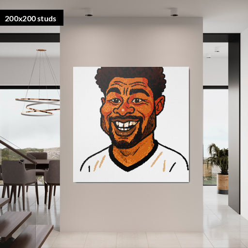 200*200studs, 160*160cm, 63*63inch