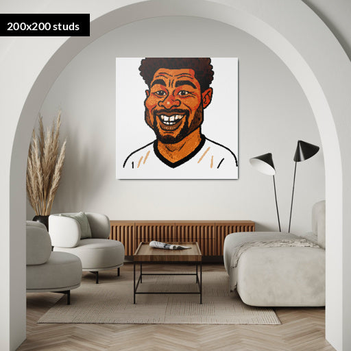 200*200studs, 160*160cm, 63*63inch