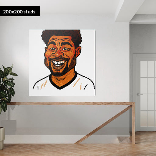 200*200studs, 160*160cm, 63*63inch