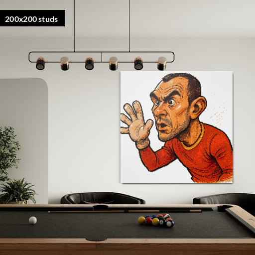 200*200studs, 160*160cm, 63*63inch