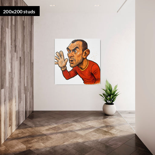 200*200studs, 160*160cm, 63*63inch