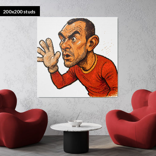 200*200studs, 160*160cm, 63*63inch