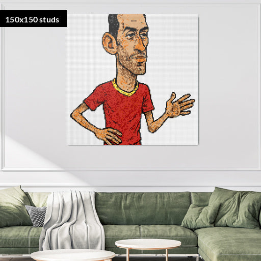 150*150studs, 120*120cm, 47,25*47,25inch