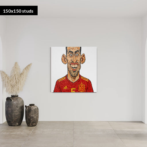 150*150studs, 120*120cm, 47,25*47,25inch