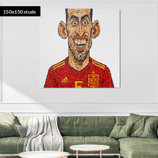 150*150studs, 120*120cm, 47,25*47,25inch