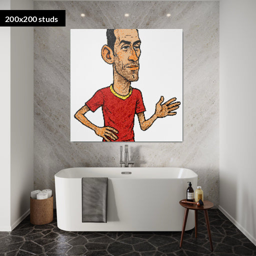 200*200studs, 160*160cm, 63*63inch