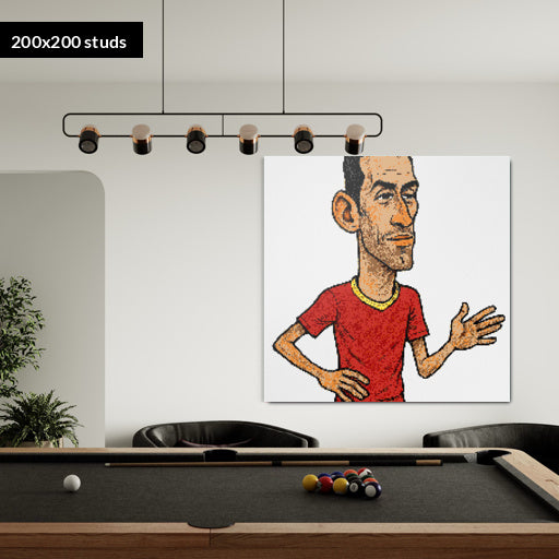 200*200studs, 160*160cm, 63*63inch