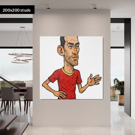 200*200studs, 160*160cm, 63*63inch