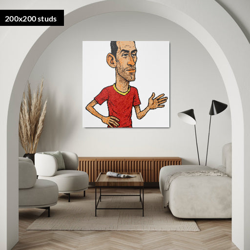 200*200studs, 160*160cm, 63*63inch