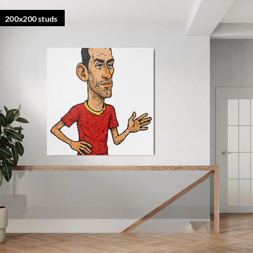 200*200studs, 160*160cm, 63*63inch