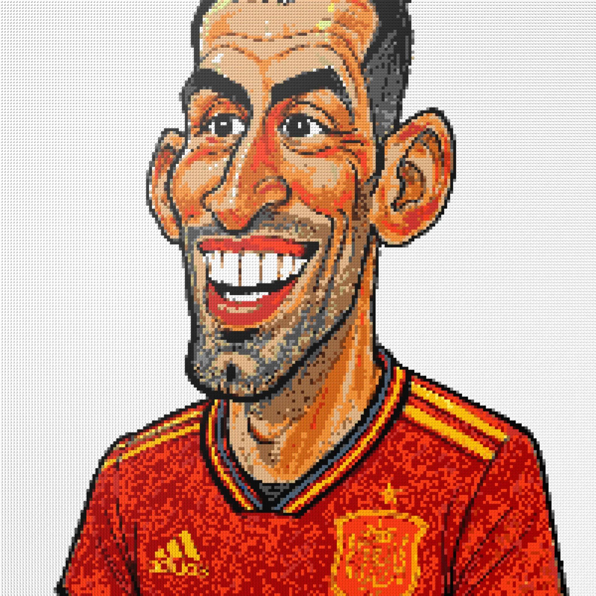 200*200studs, 160*160cm, 63*63inch