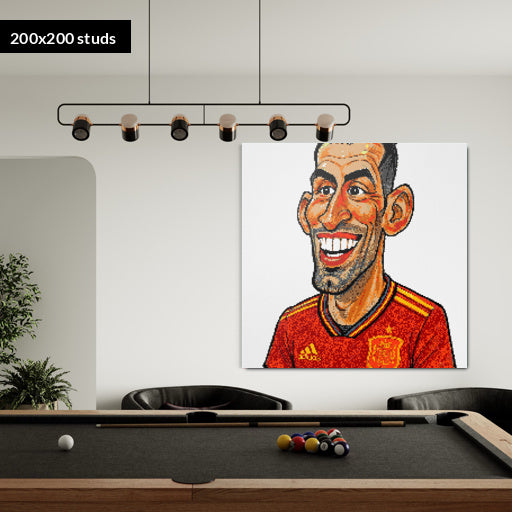 200*200studs, 160*160cm, 63*63inch