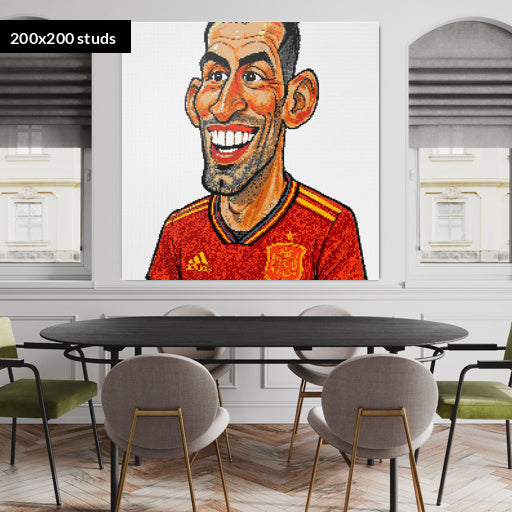 200*200studs, 160*160cm, 63*63inch