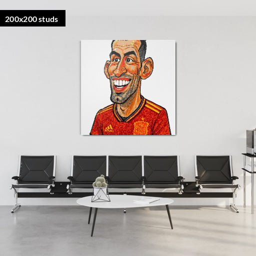 200*200studs, 160*160cm, 63*63inch