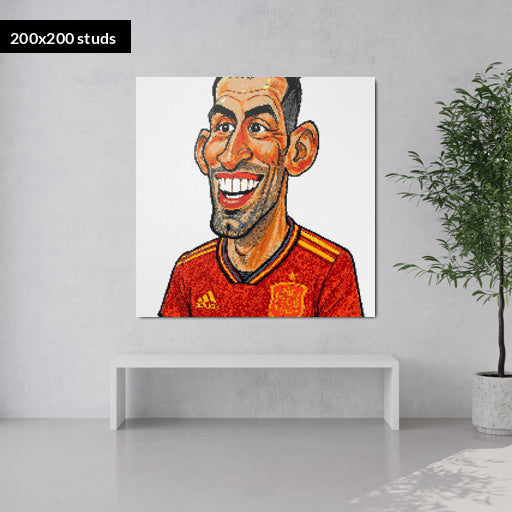 200*200studs, 160*160cm, 63*63inch